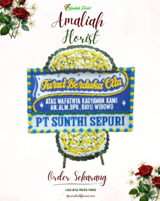 Papan Bunga Duka di Rokan Hulu