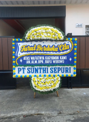 Papan Bunga Duka di Rokan Hulu
