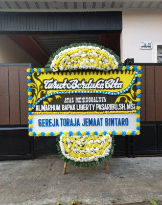 Papan Bunga Duka di Rokan Hulu