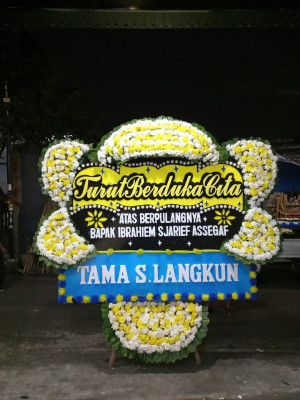 Papan Bunga Duka di Rokan Hulu